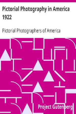 [Gutenberg 28024] • Pictorial Photography in America 1922